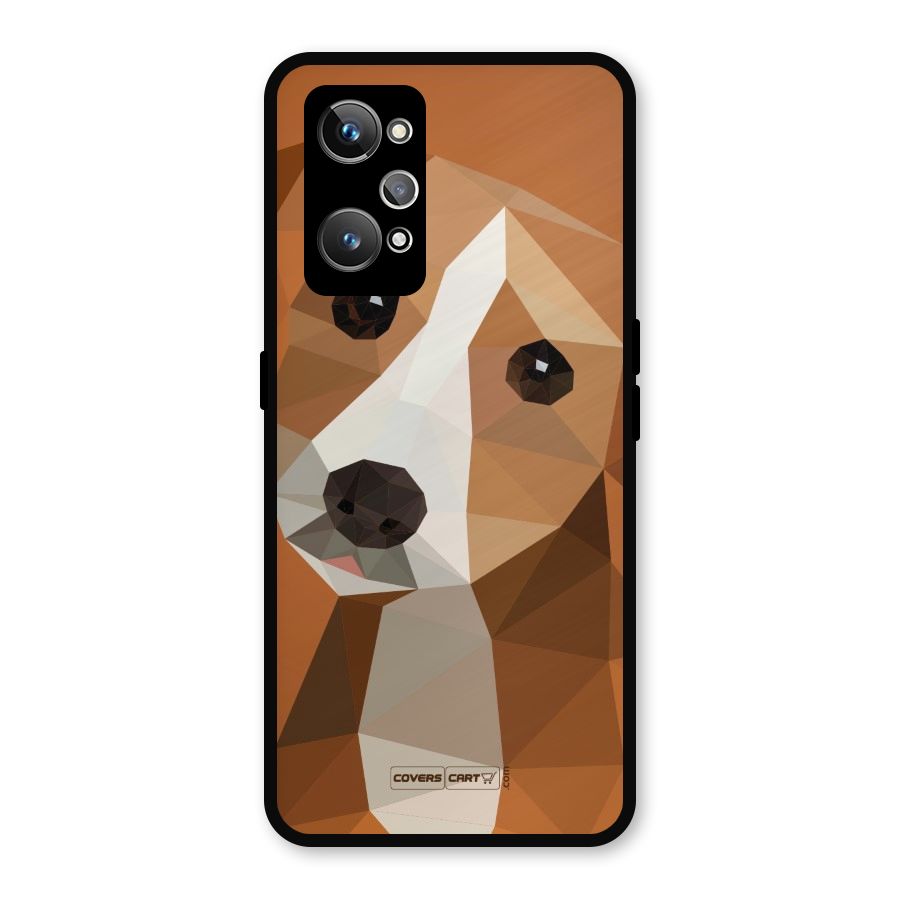Cute Dog Metal Back Case for Realme GT Neo2