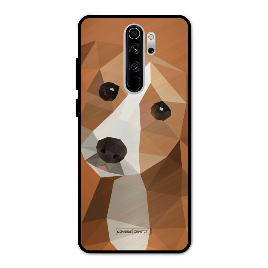 Cute Dog Metal Back Case for Redmi Note 8 Pro