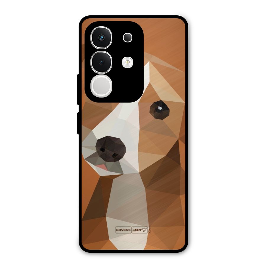 Cute Dog Metal Back Case for Vivo T4x