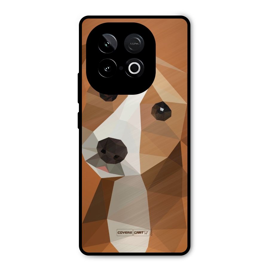 Cute Dog Metal Back Case for iQOO Neo 10