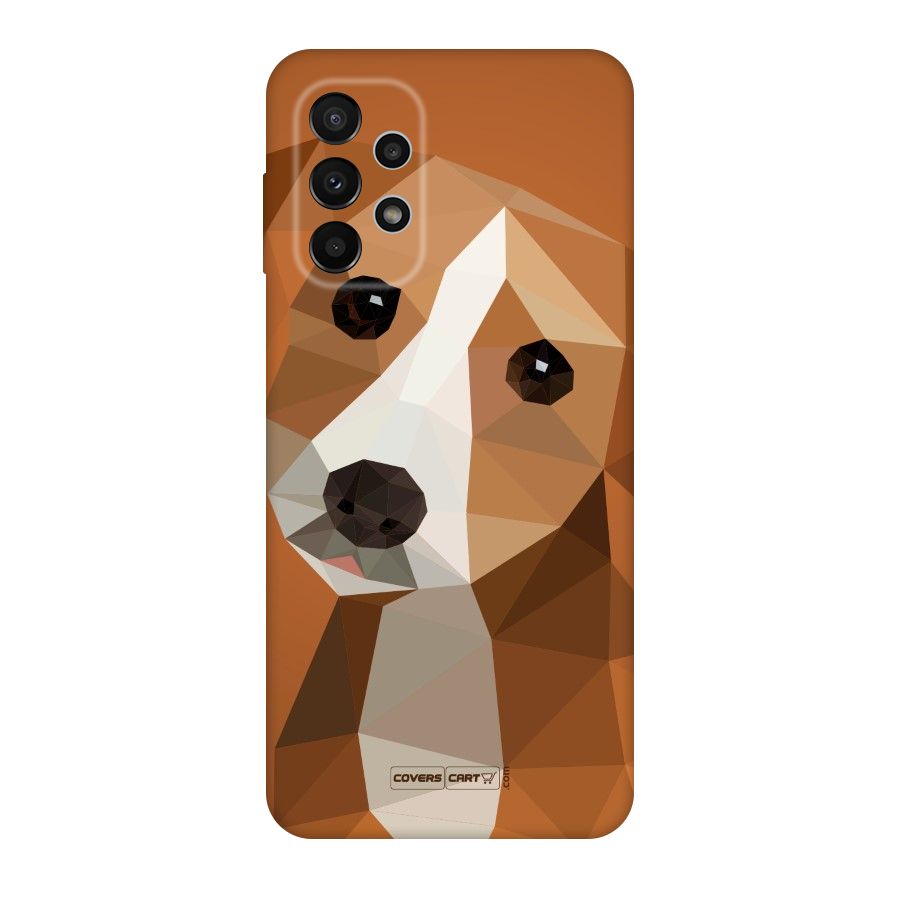 Cute Dog Original Polycarbonate Back Case for Galaxy A23