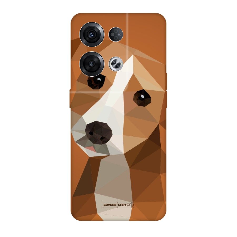 Cute Dog Original Polycarbonate Back Case for Oppo Reno8 Pro 5G