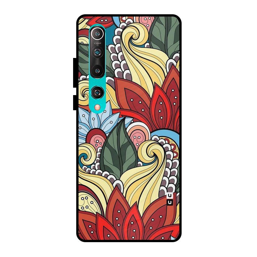 Cute Doodle Metal Back Case for Mi 10