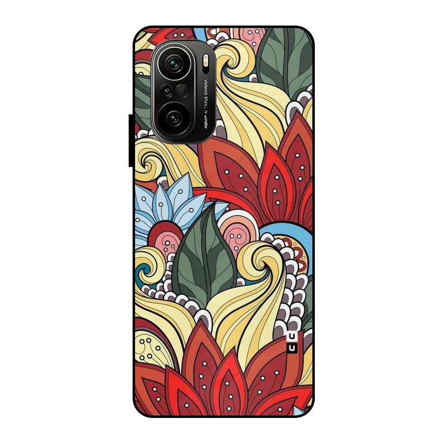 Cute Doodle Metal Back Case for Mi 11X Pro