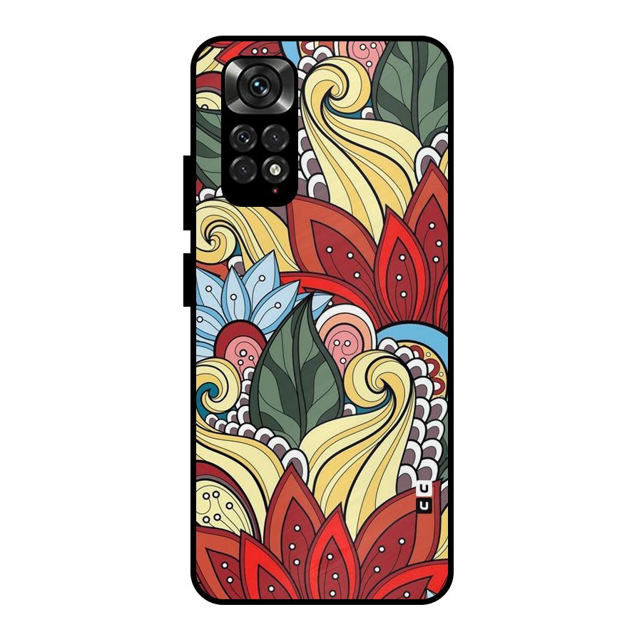 Cute Doodle Metal Back Case for Redmi Note 11 Pro Plus 5G