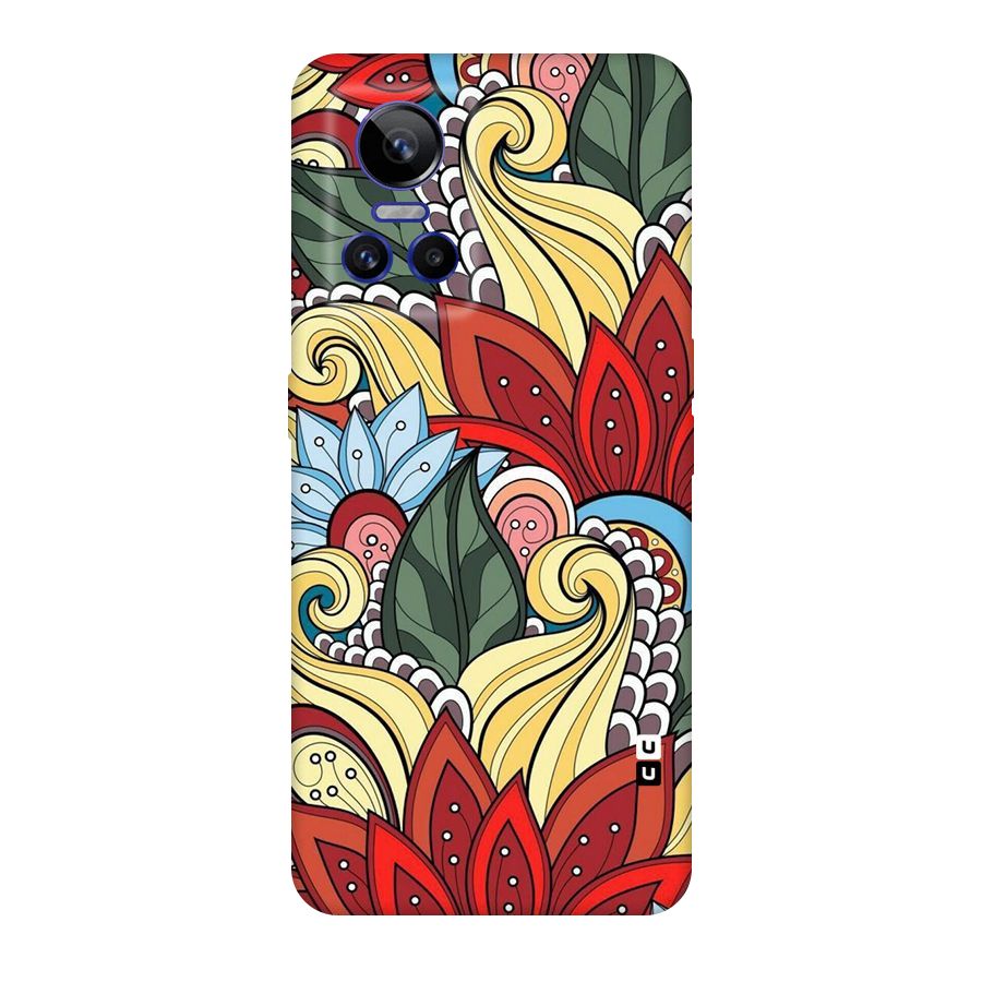 Cute Doodle Original Polycarbonate Back Case for Realme GT Neo 3