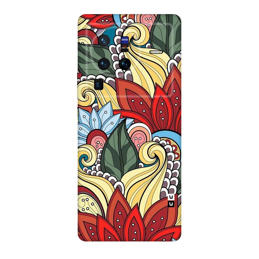 Cute Doodle Original Polycarbonate Back Case for Vivo X80
