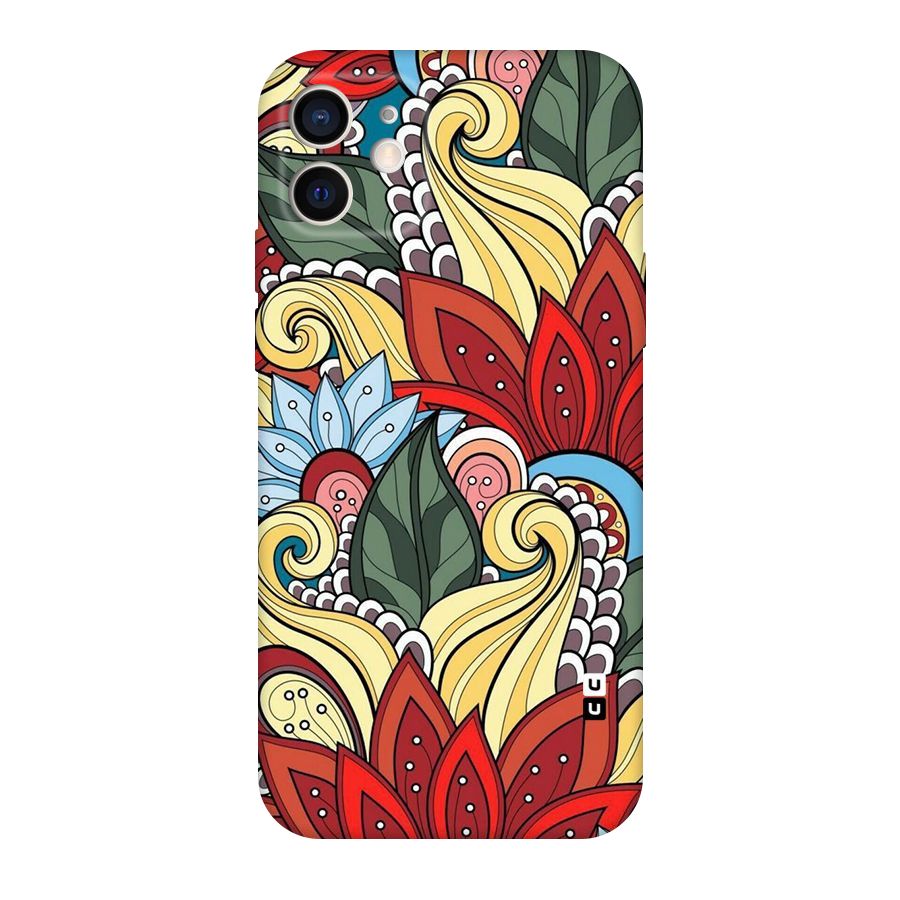 Cute Doodle Original Polycarbonate Back Case for iPhone 12