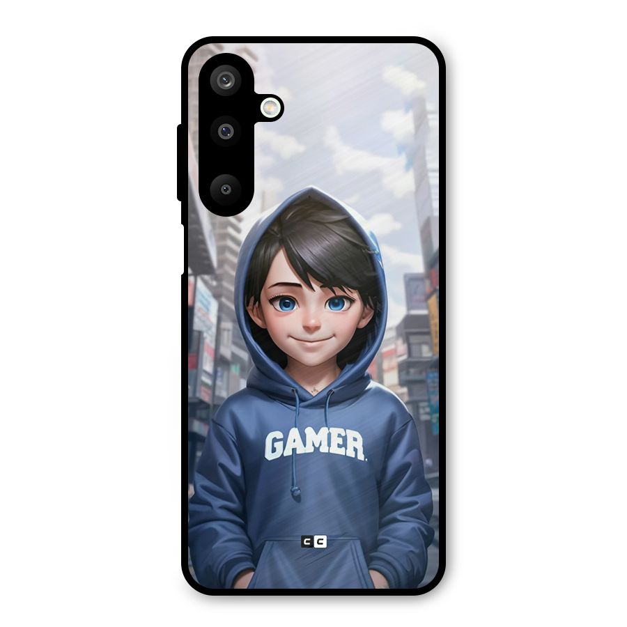 Cute Gamer Metal Back Case for Galaxy M16