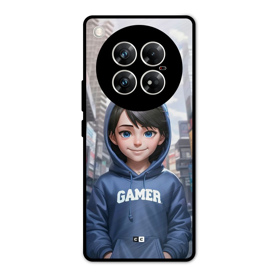 Cute Gamer Metal Back Case for Infinix Zero 40 5G