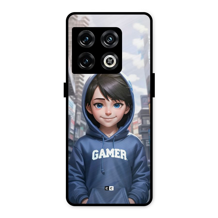 Cute Gamer Metal Back Case for OnePlus 10 Pro 5G