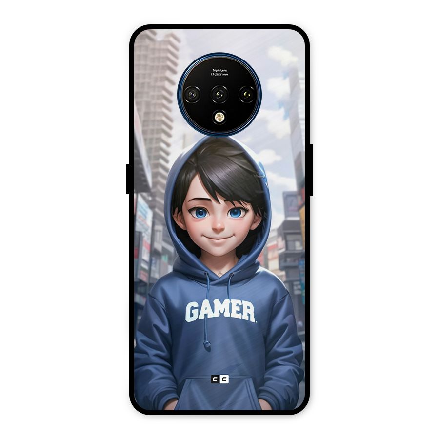 Cute Gamer Metal Back Case for OnePlus 7T