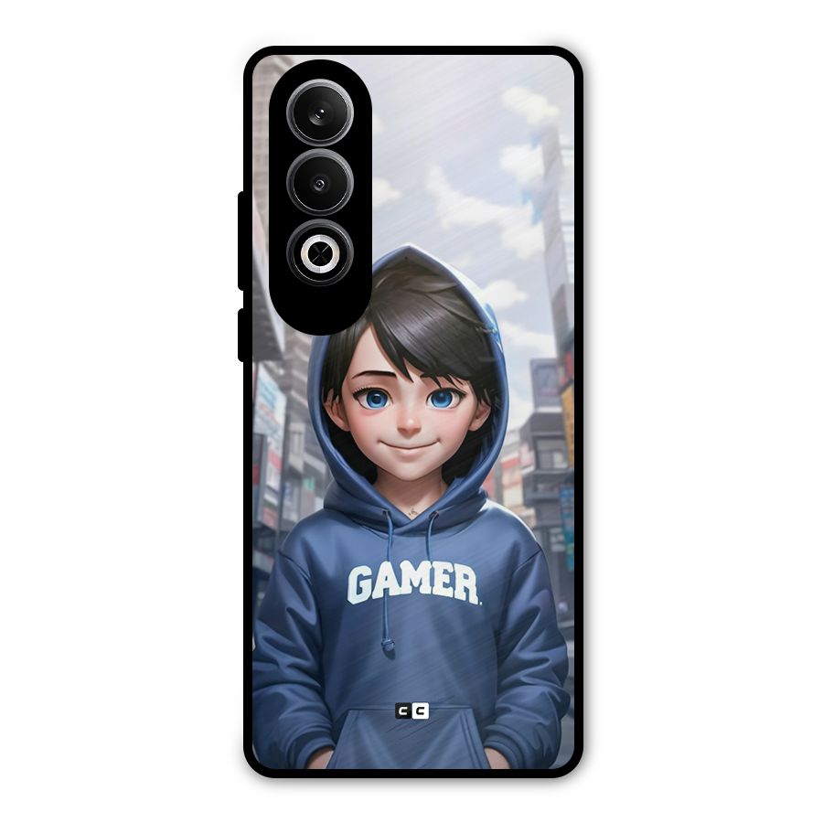 Cute Gamer Metal Back Case for OnePlus Nord CE4