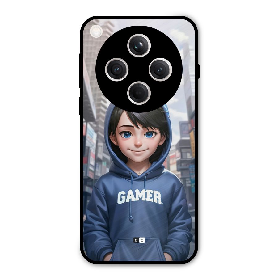 Cute Gamer Metal Back Case for Oppo Find X8