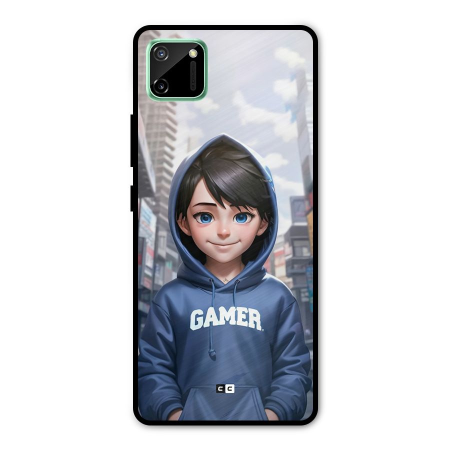 Cute Gamer Metal Back Case for Realme C11