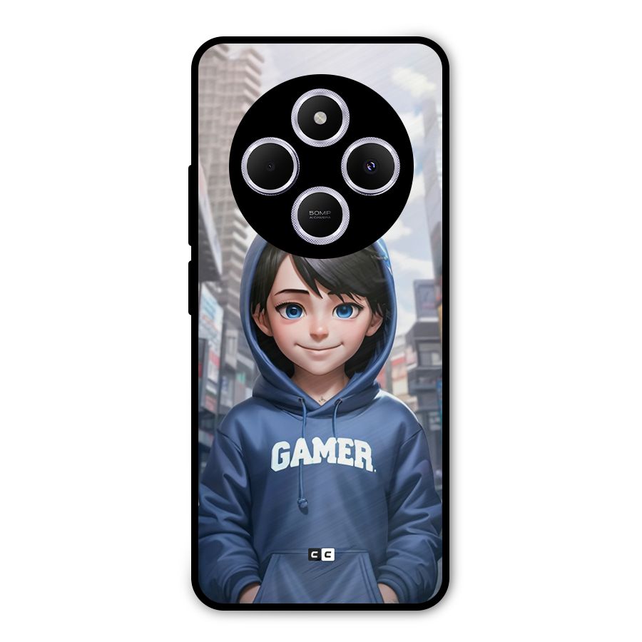 Cute Gamer Metal Back Case for Redmi A4