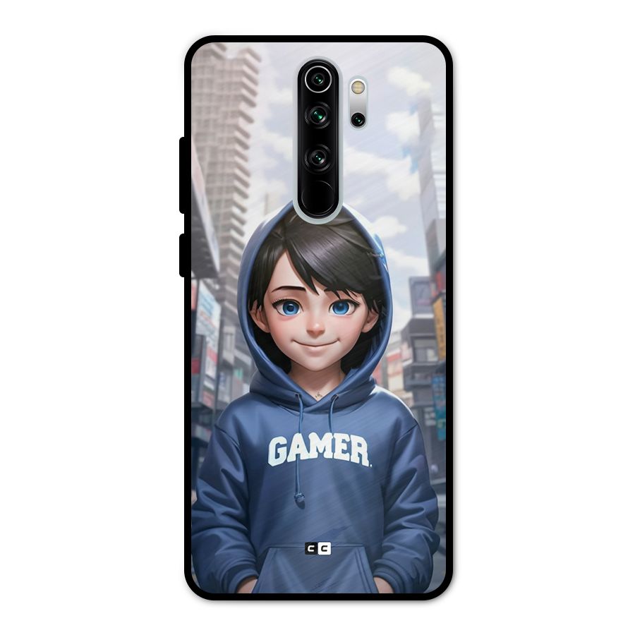 Cute Gamer Metal Back Case for Redmi Note 8 Pro