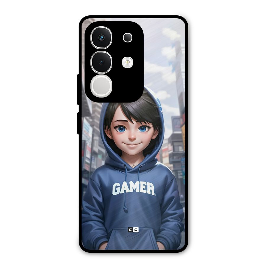 Cute Gamer Metal Back Case for Vivo T4x