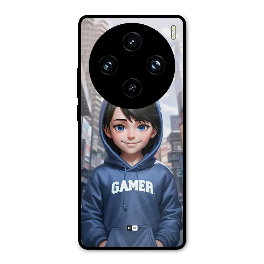 Cute Gamer Metal Back Case for Vivo X100 Pro