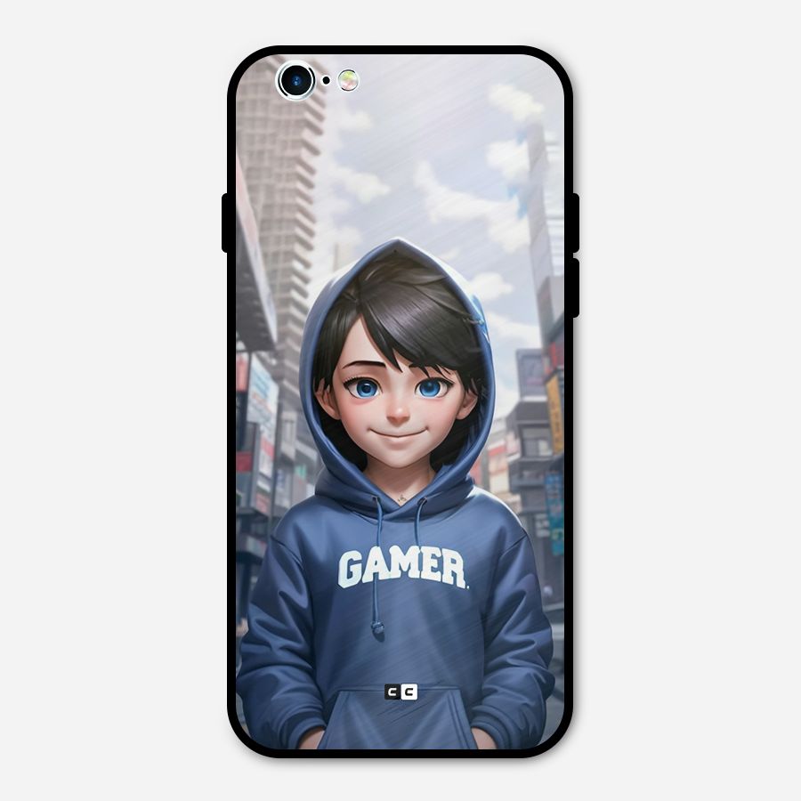 Cute Gamer Metal Back Case for iPhone 6 6s
