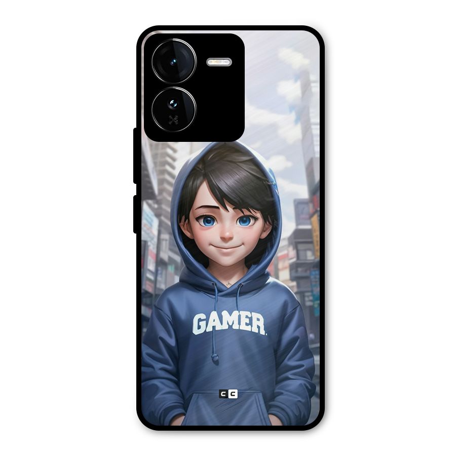 Cute Gamer Metal Back Case for iQOO Z9