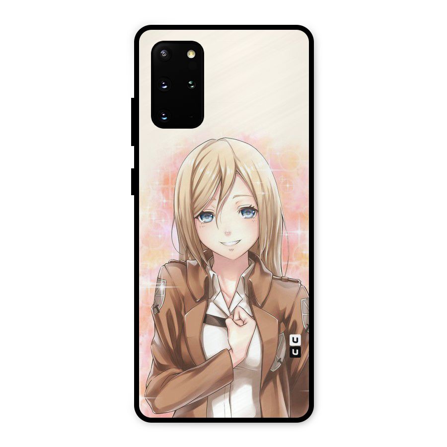 Cute Girl Art Metal Back Case for Galaxy S20 Plus