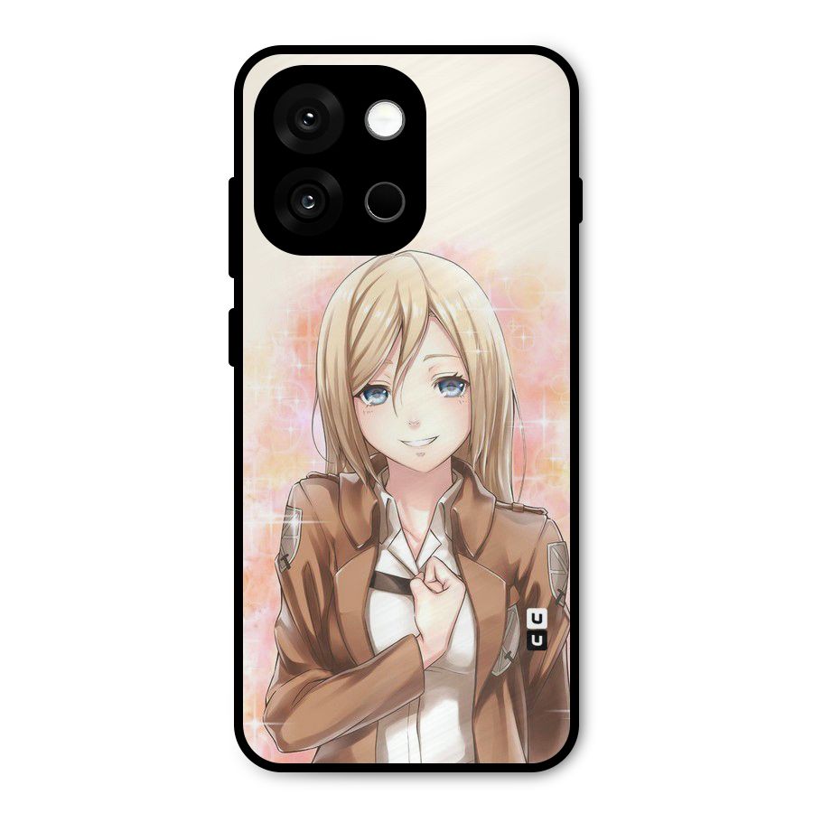 Cute Girl Art Metal Back Case for OnePlus 13s