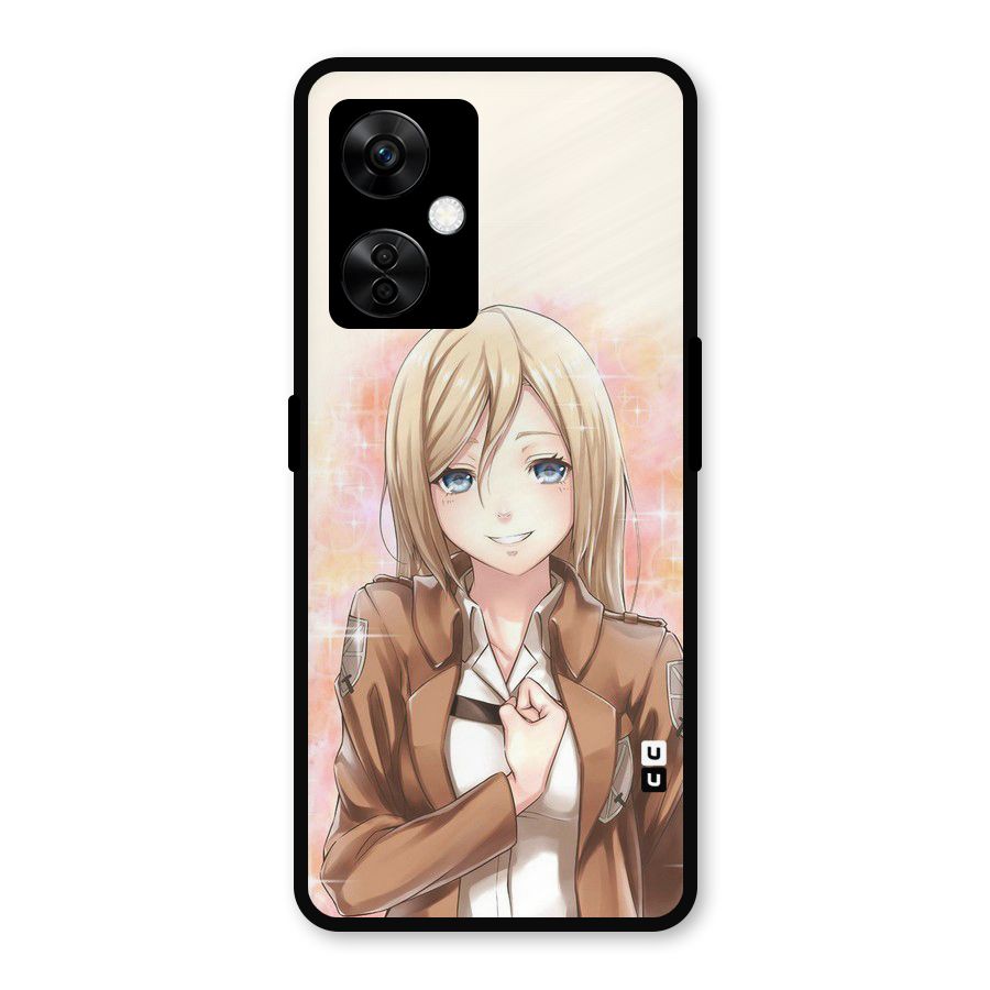 Cute Girl Art Metal Back Case for OnePlus Nord CE 3 Lite