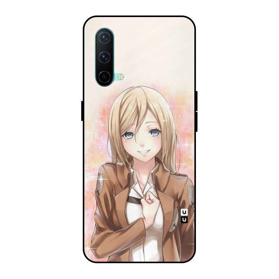 Cute Girl Art Metal Back Case for OnePlus Nord CE 5G
