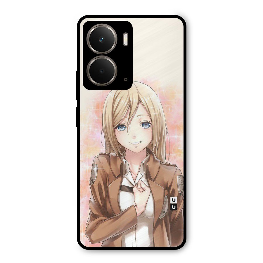 Cute Girl Art Metal Back Case for Realme P3