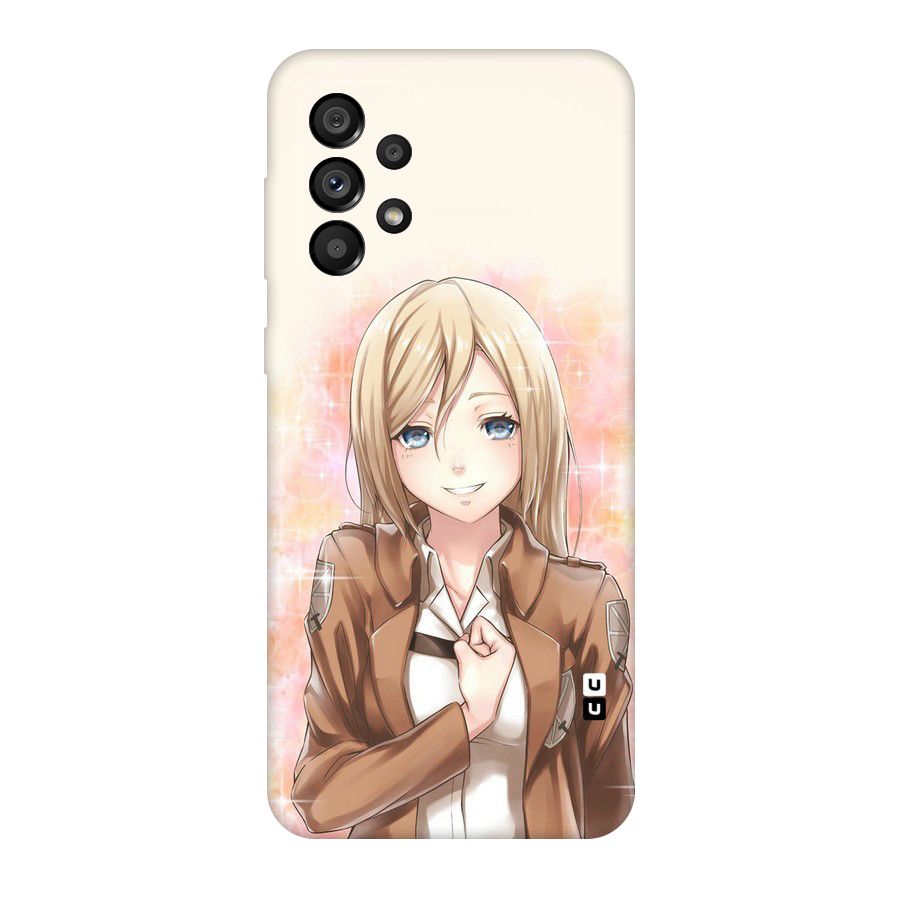 Cute Girl Art Original Polycarbonate Back Case for Galaxy A73 5G