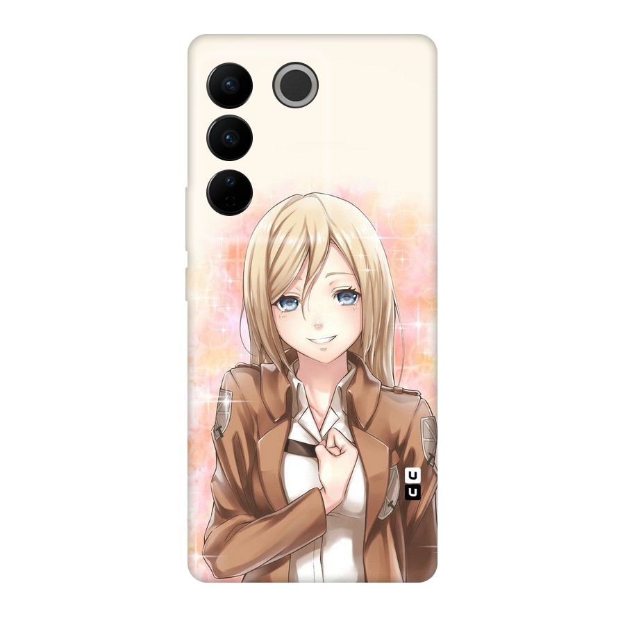 Cute Girl Art Original Polycarbonate Back Case for Vivo V27
