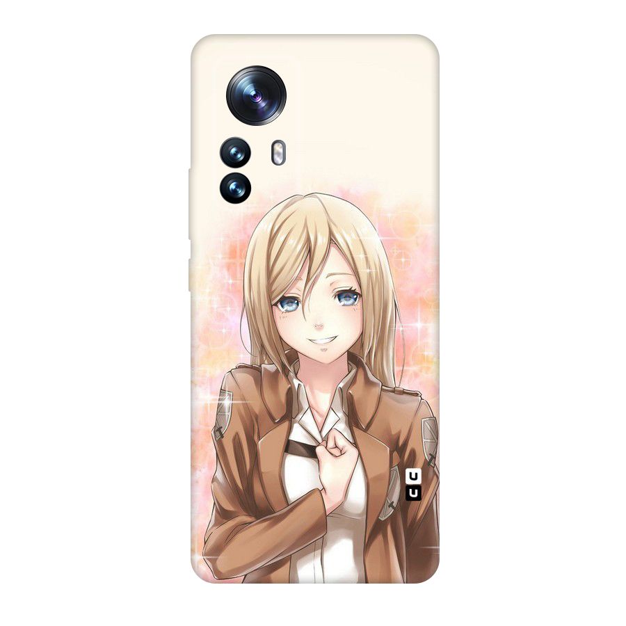 Cute Girl Art Original Polycarbonate Back Case for Xiaomi 12 Pro