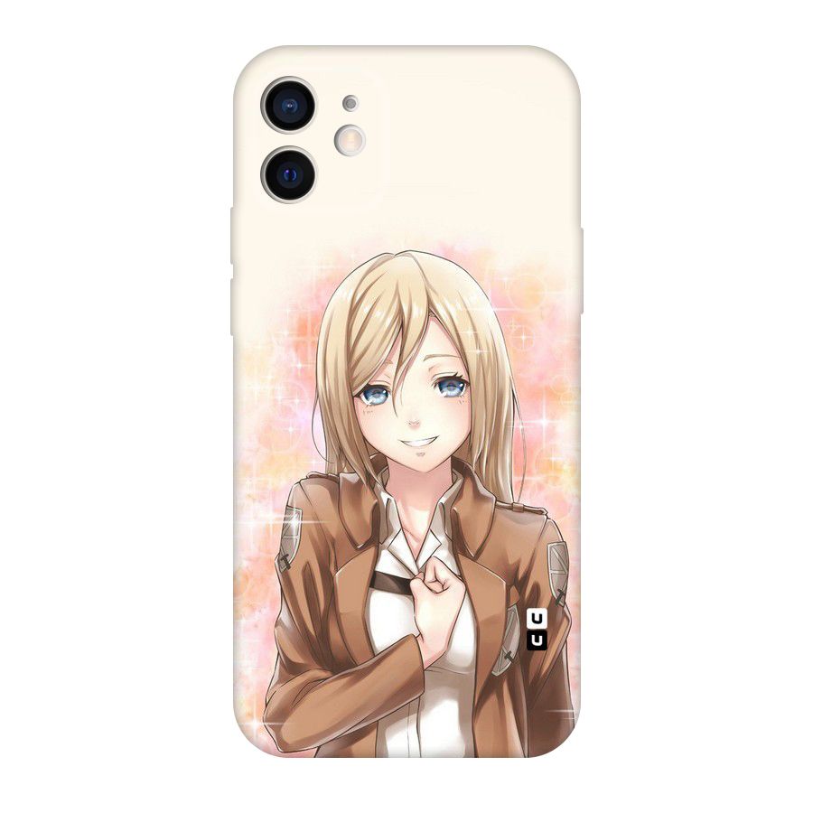 Cute Girl Art Original Polycarbonate Back Case for iPhone 12