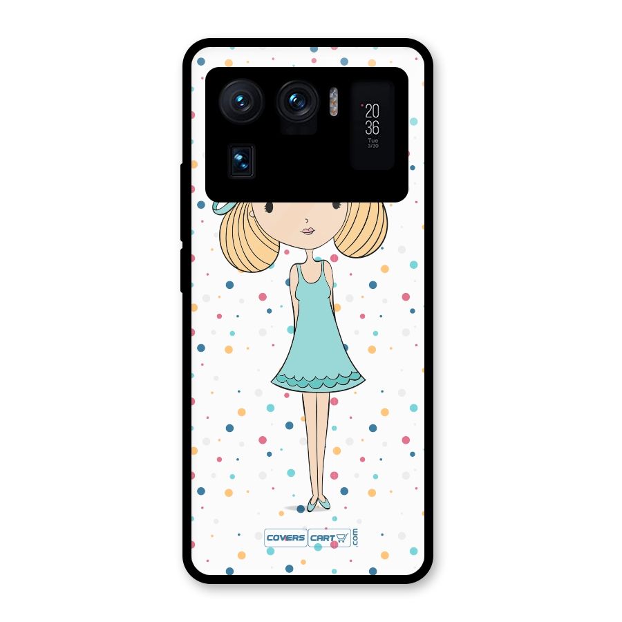Cute Girl Glass Back Case for Mi 11 Ultra