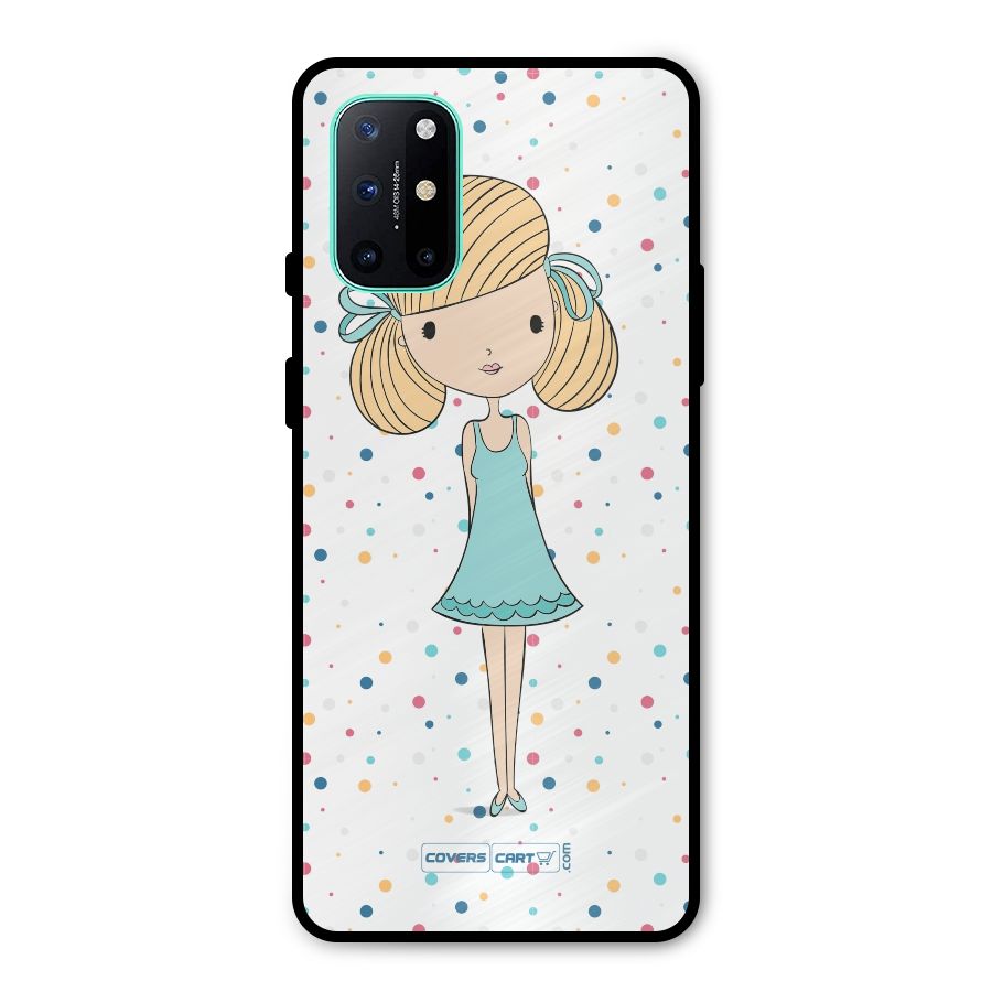 Cute Girl Metal Back Case for OnePlus 8T