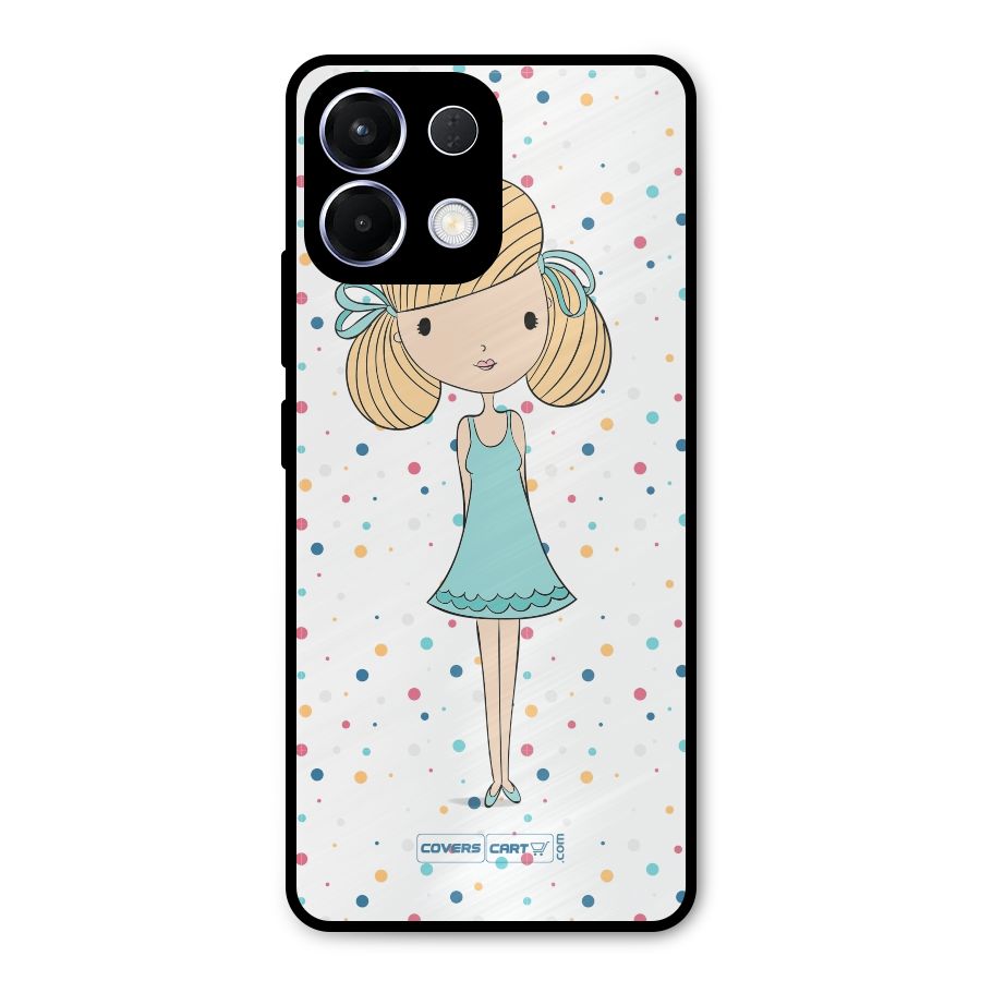 Cute Girl Metal Back Case for Oppo K13