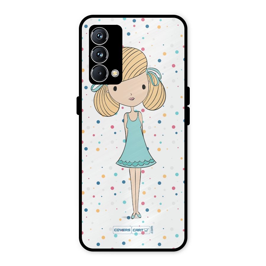 Cute Girl Metal Back Case for Realme GT Master Edition