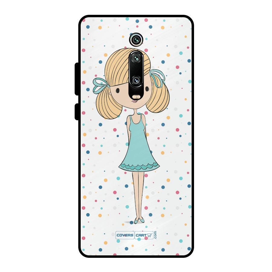 Cute Girl Metal Back Case for Redmi K20 Pro