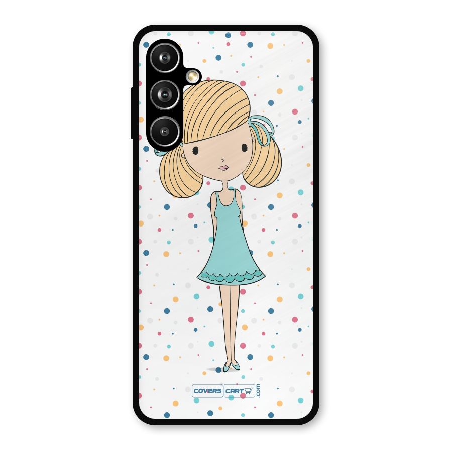 Cute Girl Metal Back Case for Samsung Galaxy M54