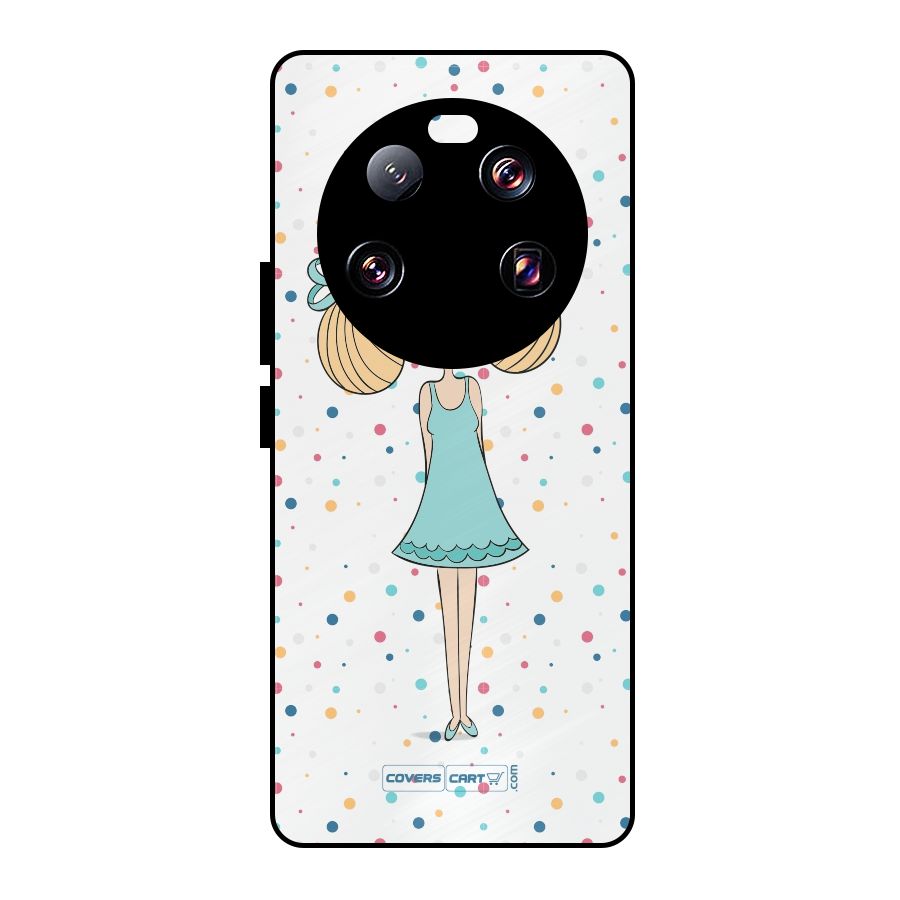 Cute Girl Metal Back Case for Xiaomi 13 Ultra