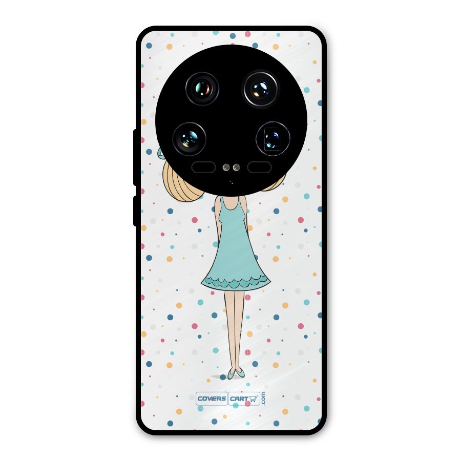 Cute Girl Metal Back Case for Xiaomi 14 Ultra