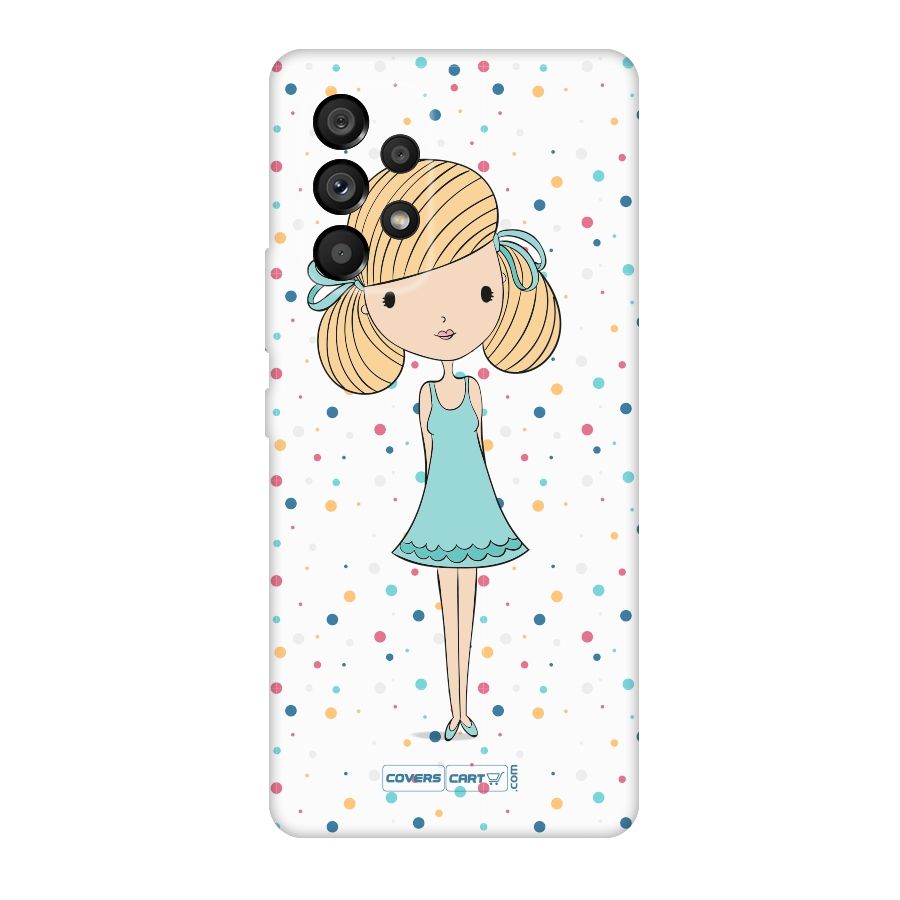 Cute Girl Original Polycarbonate Back Case for Galaxy A53 5G