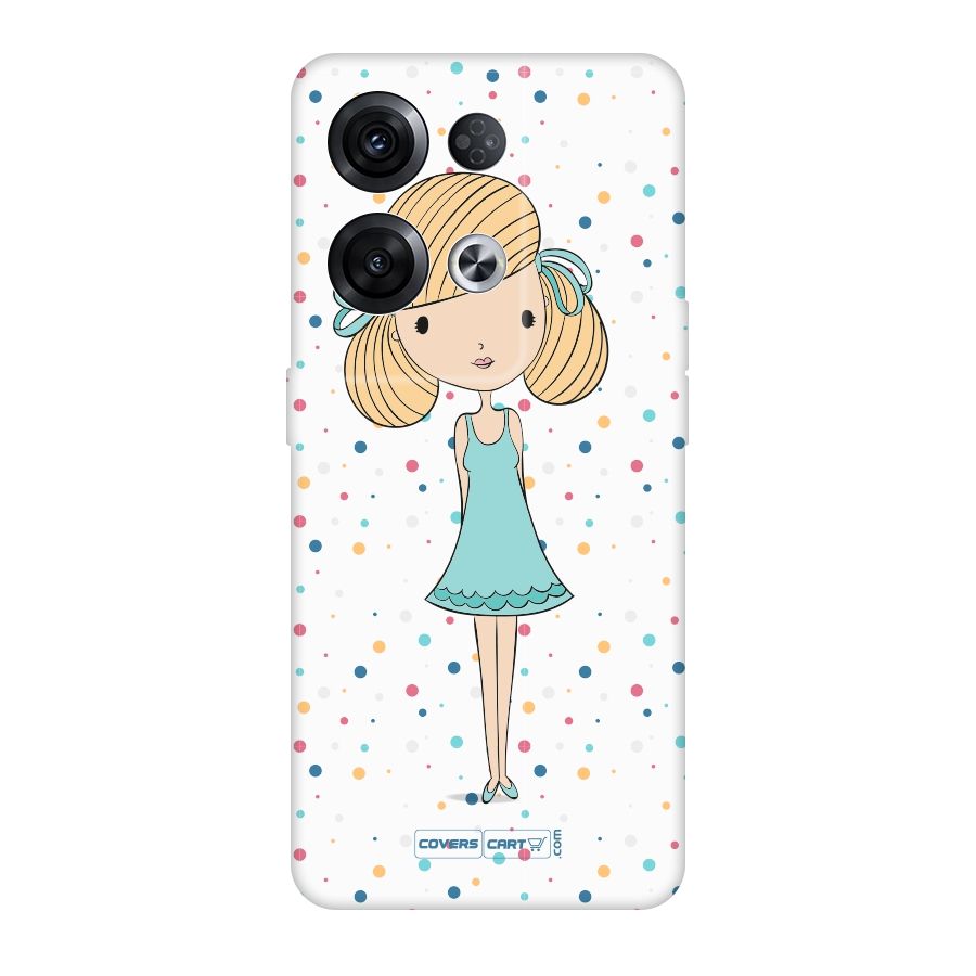 Cute Girl Original Polycarbonate Back Case for Oppo Reno8 Pro 5G