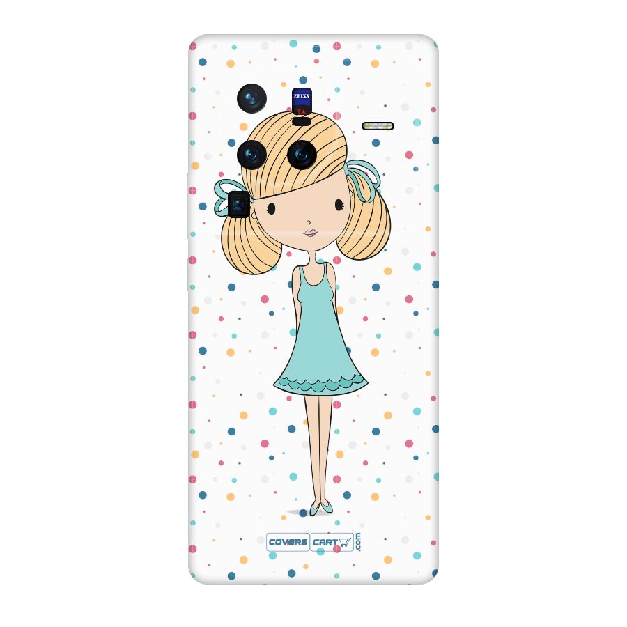 Cute Girl Original Polycarbonate Back Case for Vivo X80