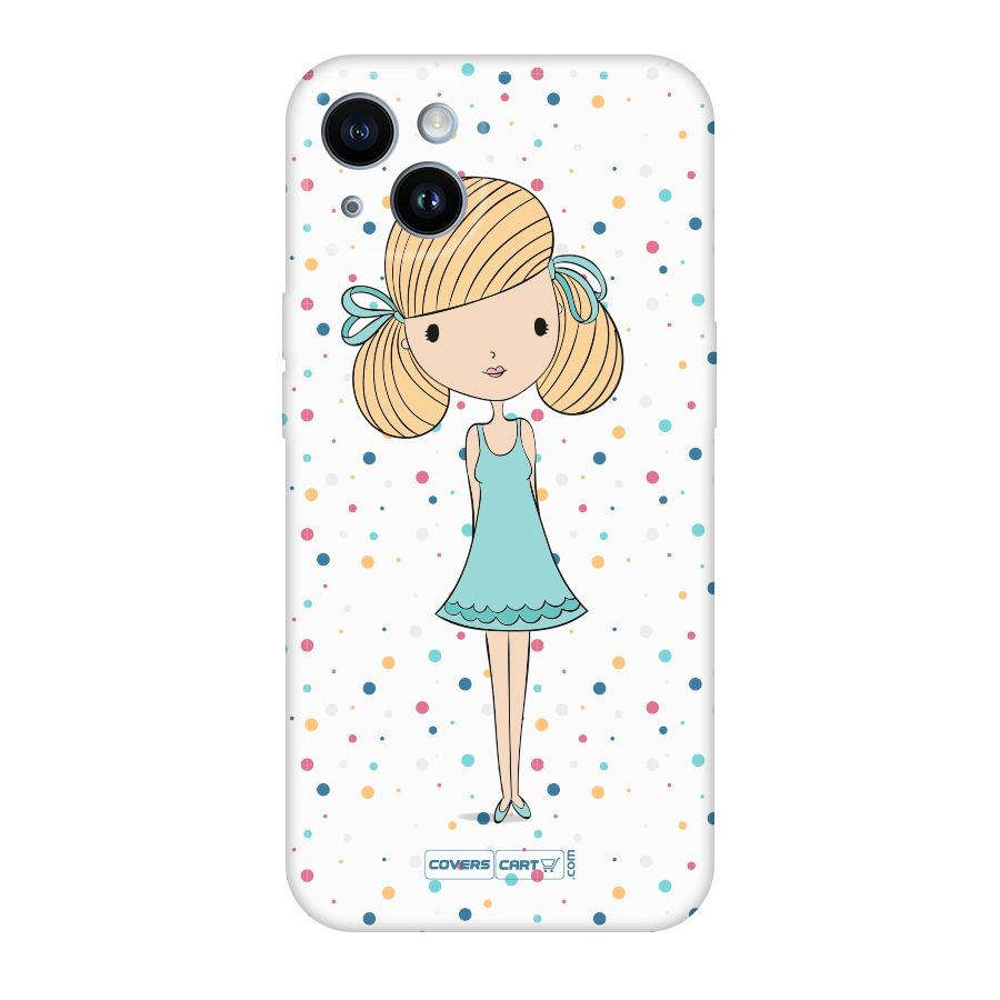 Cute Girl Original Polycarbonate Back Case for iPhone 14