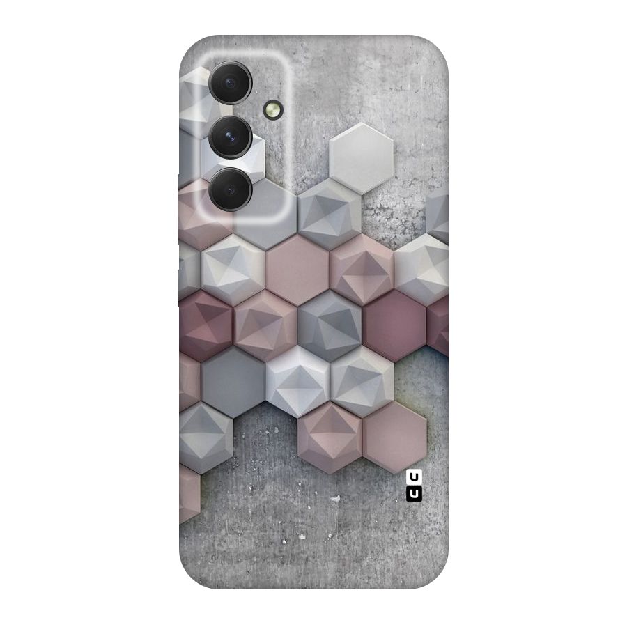 Cute Hexagonal Pattern Original Polycarbonate Back Case for Galaxy A54