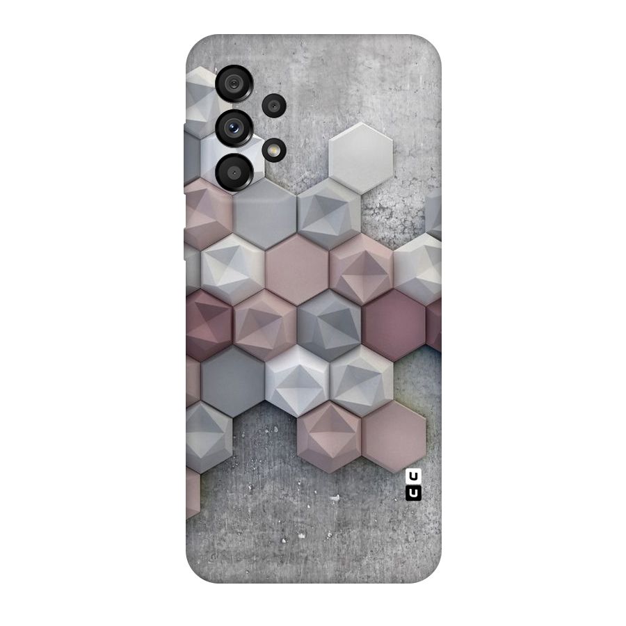Cute Hexagonal Pattern Original Polycarbonate Back Case for Galaxy A73 5G