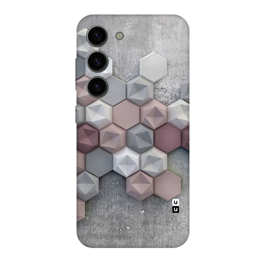 Cute Hexagonal Pattern Original Polycarbonate Back Case for Galaxy S23