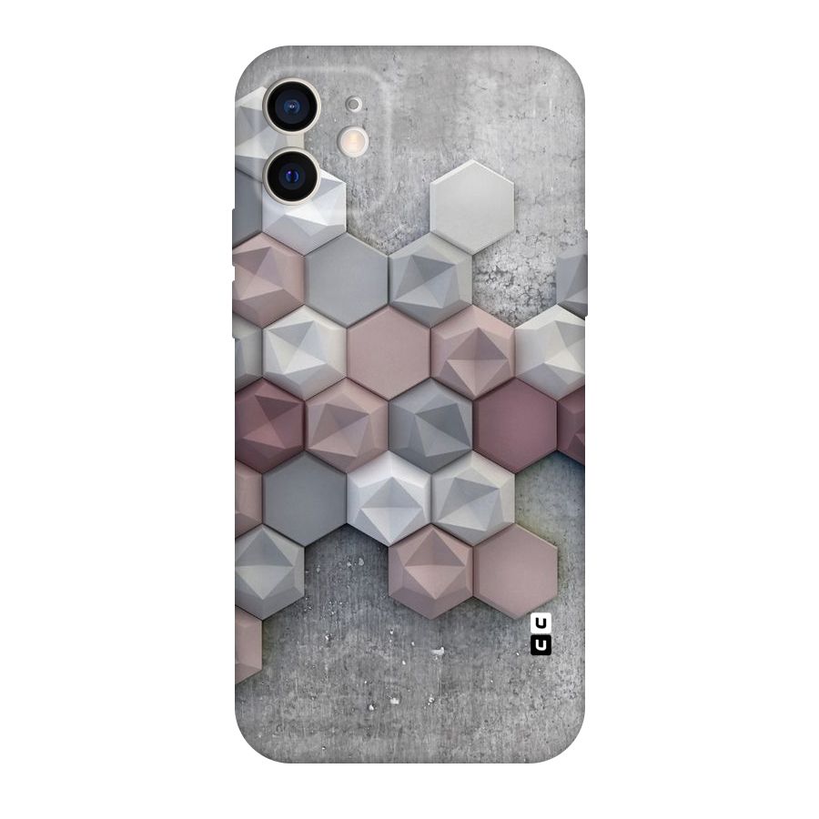 Cute Hexagonal Pattern Original Polycarbonate Back Case for iPhone 12